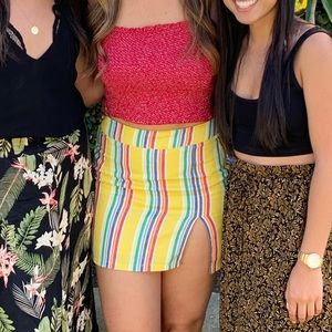 Colorful Rainbow Skirt 🌈